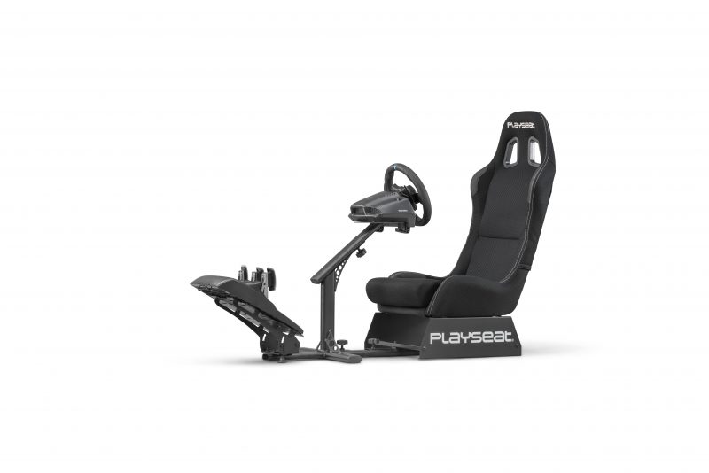 playseat evolution black actifit racing simulator front angle view logitech scaled Playseat Oficial