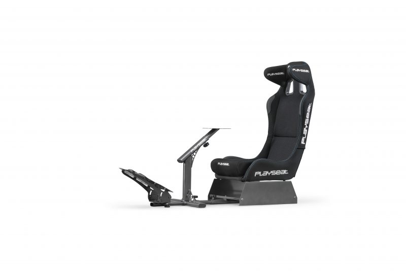playseat evolution pro black actifit racing simulator front angle view scaled Playseat Oficial