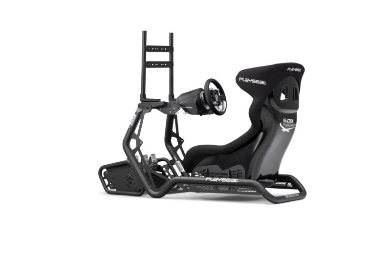 playseat sensation pro black actifit racing simulator back angle view thrustmaster FIA scaled Playseat Oficial